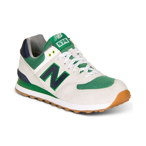 Shop the latest styles in athletic footwear, apparel and accessories at the official new balance online store. New Balance 574 Yacht Club Sneakers in Green for Men (grey ...