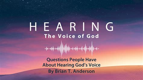 Questions People Have About Hearing Gods Voice Vineyard Church North