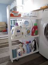 Pictures of Laundry Shelf Between Washer And Dryer