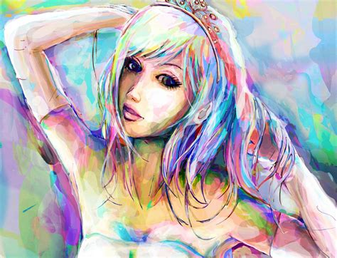 Fondos De Pantalla Dibujo Ilustración Mujer Anime Obra De Arte Color Bosquejo 2500x1911