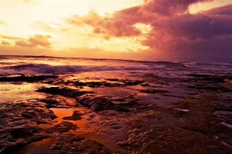 Free Picture Sunset Dawn Water Dusk Beach Sea Sun Landscape