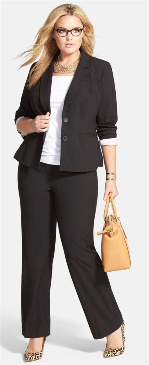 Casual Plus Size Work Outfits For Women Over 40 08 Plus Size