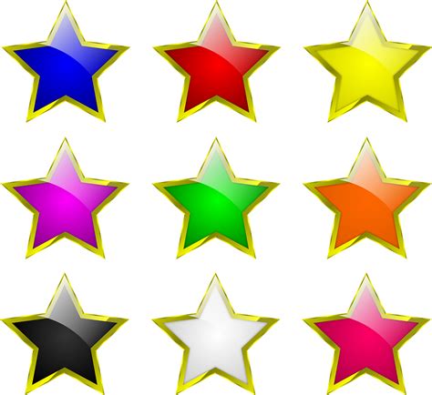 Estrellas Colores Estrella Imagen Gratis En Pixabay Pixabay