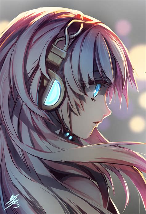 Anime Tomboy Girl With Headphones
