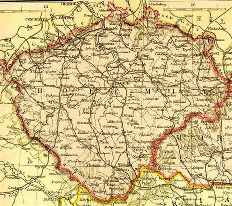 Map Of Bohemia