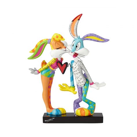 lola embrassant bugs bunny looney tunes britto