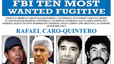 Detienen A Rafael Caro Quintero El Narcotraficante Más Buscado Por Eeuu