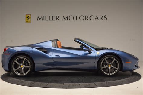 pre owned 2017 ferrari 488 spider for sale special pricing mclaren greenwich stock 4413