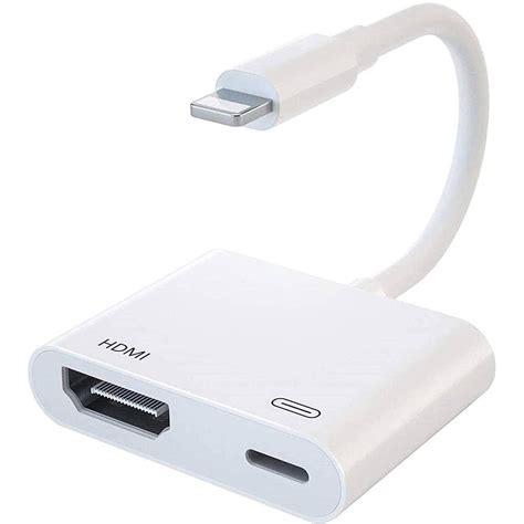 Lightning To HDMI Adapter Compatible With IPhone IPad Lightning Digital AV Adapter P HD TV