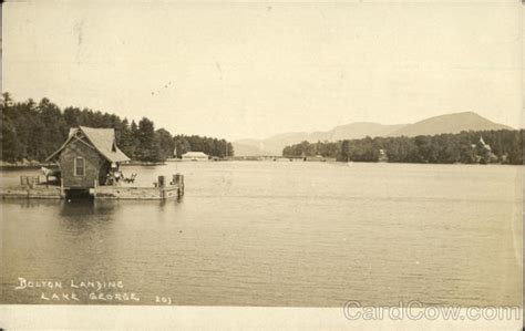 Lake George Bolton Landing Ny Postcard