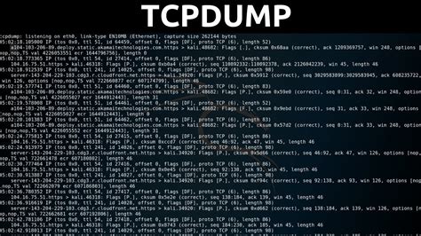 Tcpdump Traffic Capture Analysis YouTube