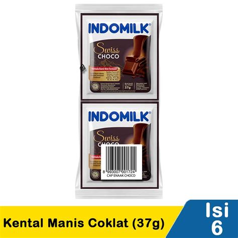 Indomilk Kental Manis Cokelat 6 Sachet