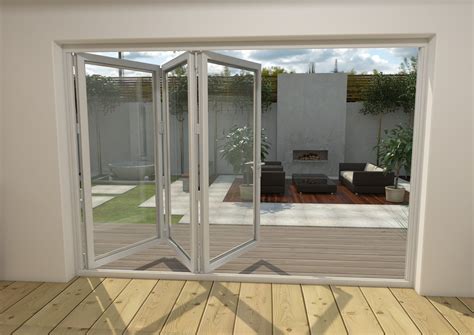 Part Q 3000mm White Aluminium Bifold Doors 3 Right Aluminium Bifold Door