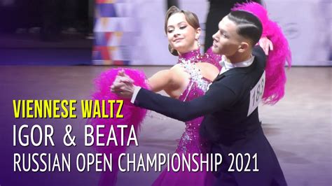 Viennese Waltz Igor Batov And Beata Lukianchuk 2021 Russian Open Championship Youth Ballroom