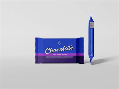 Download Free Packaging Candy Chocolate Mockup Design - Mockup Planet