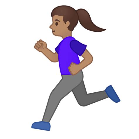 Woman Running Emoji Clipart Free Download Transparent Png Creazilla