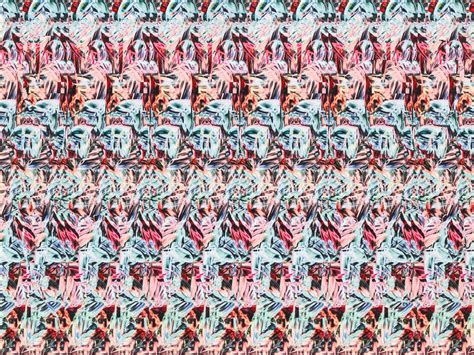 Magic Eye 3 D Illusion There Are 2 Different Images You Have To
