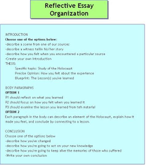 Reflection paper requires a combination of professionalism and critical thinking. Ms. Miller's English 1 Class: Reflective Essay Assignment