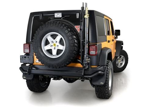 aev rear bumper tire carrier   spare tire jeep  lift jack mount