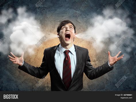 Businessman Anger Image And Photo Free Trial Bigstock