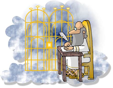 Gates Of Heaven Cartoons Illustrations Royalty Free Vector Graphics