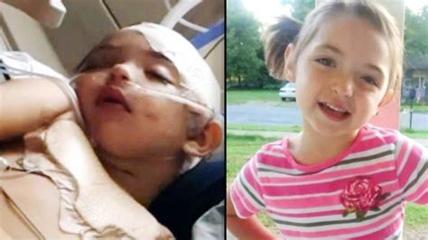 5 year old arkansas girl fights for her life after dresser and tv fell on her youtube