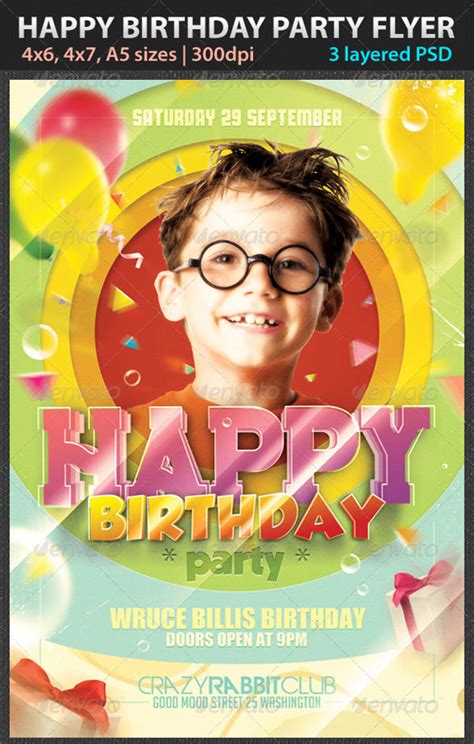 9 Amazing Sample Birthday Flyer Templates To Download Sample Templates
