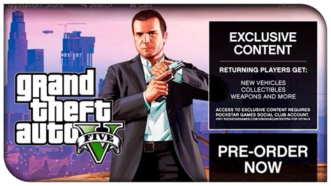 Gta 5 Ps4 Info Motion Control Coming Exclusive Items And Money
