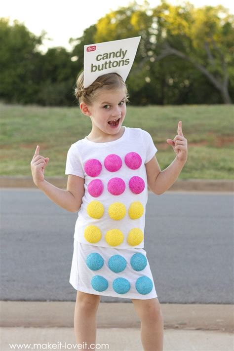 Make A Retro Candy Button Costumefor Halloween Make It And Love It