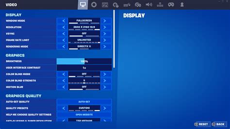 The Best Fortnite Settings For Xbox Series Xs Dot Esports