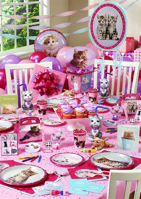 rachaelhale glamour cats ultimate party pack girls birthday party supplies cat birthday party