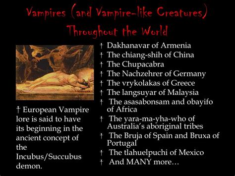 Ppt Vampires Powerpoint Presentation Free Download Id2249210