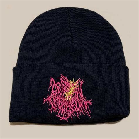 winterhat lesbian tribbing squirt pink black logo inherited production