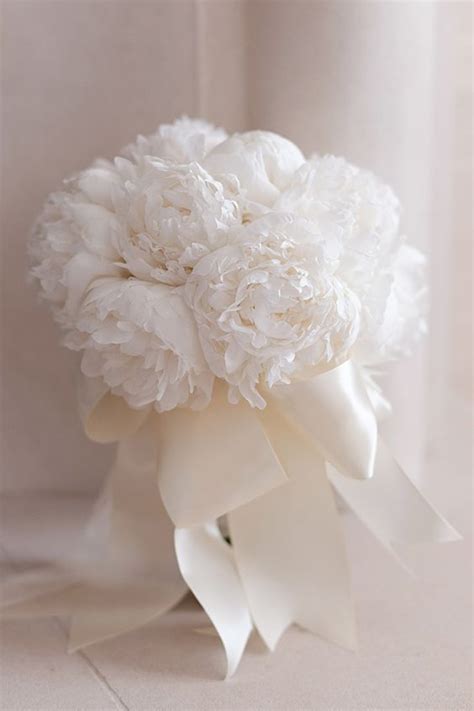 57 Innocently Beautiful White Bridal Bouquets Weddingomania White