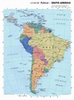 Large detailed political map of South America | South America ...
