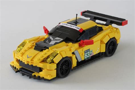 Lego Moc 9368 Chevrolet Corvette C7r Lmgte Pro Edition Model Team