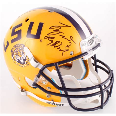 Tyrann Mathieu Signed LSU Tigers Full Size Helmet Beckett COA Pristine Auction