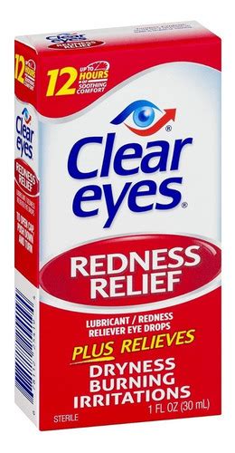 Gotas Alivio Ojos Rojos Clear Eyes Redness Relief Ml Env O Gratis