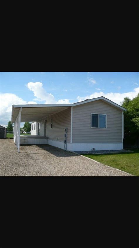 Deck And Car Port Together Mobile Home Porch Manufactured Home
