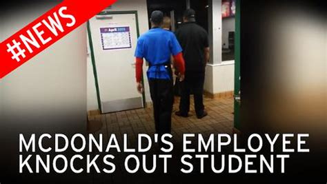 Mcdonalds Employee Under Investigation After Video Shows Him Punching