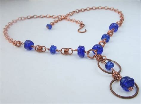 Items Similar To Necklace From Recycled Copper Wire Handmade Components