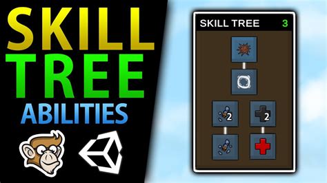 Simple Skill Tree In Unity Unlock Abilities Talents Youtube