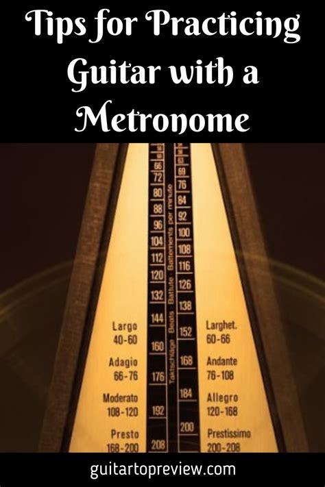 It's accurate and loud, includes a tapping feature to gauge tempo. How to Practice Guitar with a Metronome (6 Best Tips) in ...