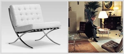 Mies van der rohe, lilly reich. 10 Famous Chairs in Movies and Pop Culture