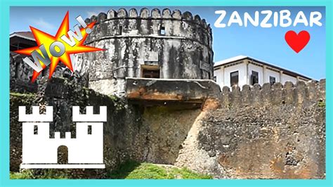 Zanzibar Stunning Ancient Arab Old Fort 🏰 In Stone Town Lets Go Youtube