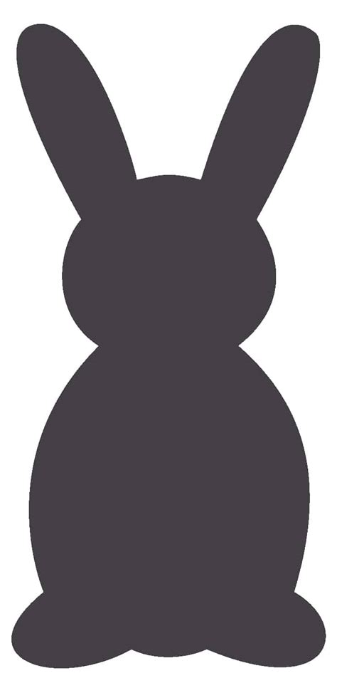 Bunny Silhouette Printable Printable Templates