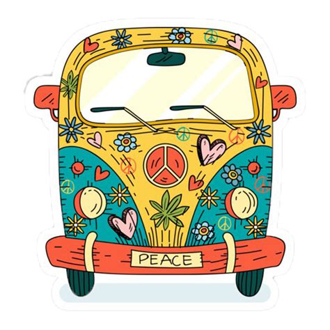 Van Hippie Stickernitn