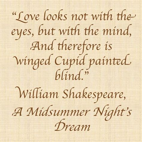 Famous Shakespeare Quote From A Midsummer Nights Dream Midsummer
