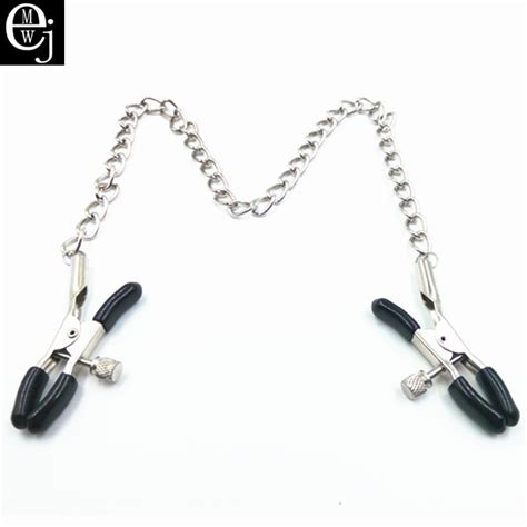 New Ejmw Nipple Clamps Sex Toys Erotic Sex Toys Nipple Clamps Breast Clips With Metal Chain For