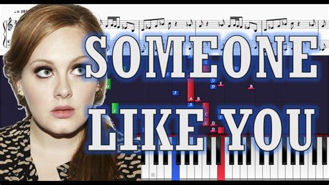 Adele Someone Like You Easy Piano Tutorial W Sheets Youtube